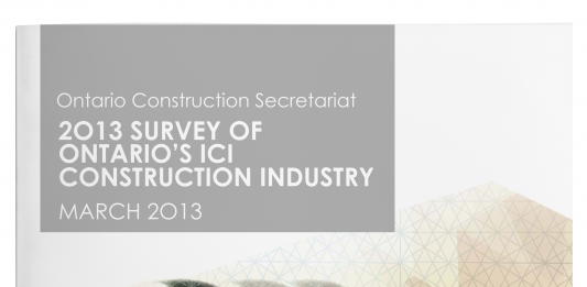 OCS Survey of Ont ICI Construction industry MARCH 2013